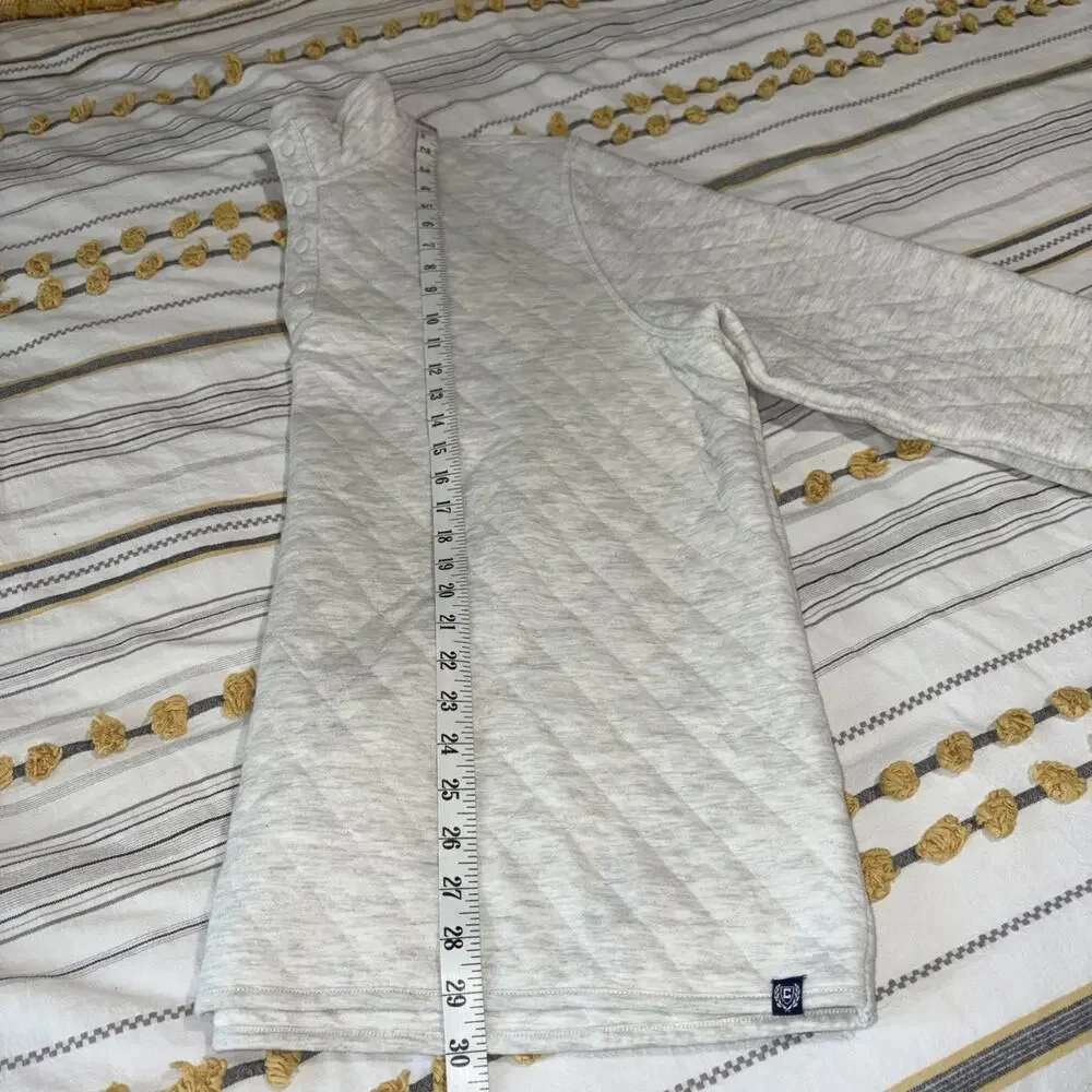 Chaps XXL 1/4 Snap Pullover Quilted, Bottom Right Seam Resewn, Soft, Comfy